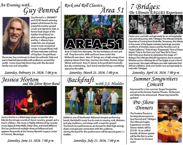 2026 Concert Series Lineup